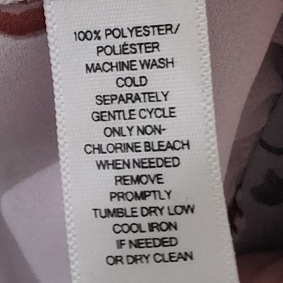 LOFT bell sleeve floral‎ choker neckline cottage blouse size XS - Picture 6 of 6